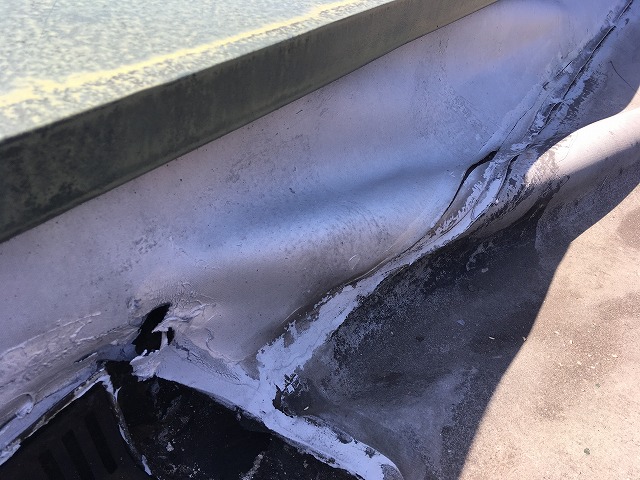 防水工事の劣化